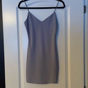 Revamped Sleek Gray/Blue Mini Dress